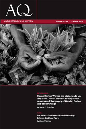 Cover of Anthropology Quarterly